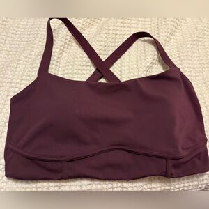 Daphne Corset Crop Top - Plum 1X